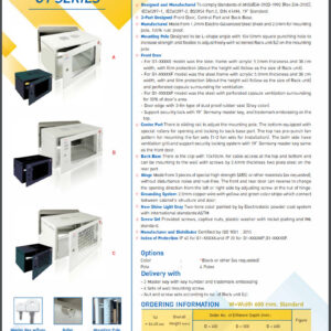 Wall Rack Germany GERMAN Wall Rack RACK 9U 60CM - ตู้ rack 6U 9U 12U 15U 27U 39U 42U